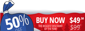 The biggest discount of the year - 50% off on all editions.